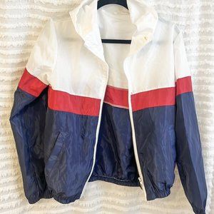 NWOT Red White and Blue Lightweight Wind Breaker TH Inspired